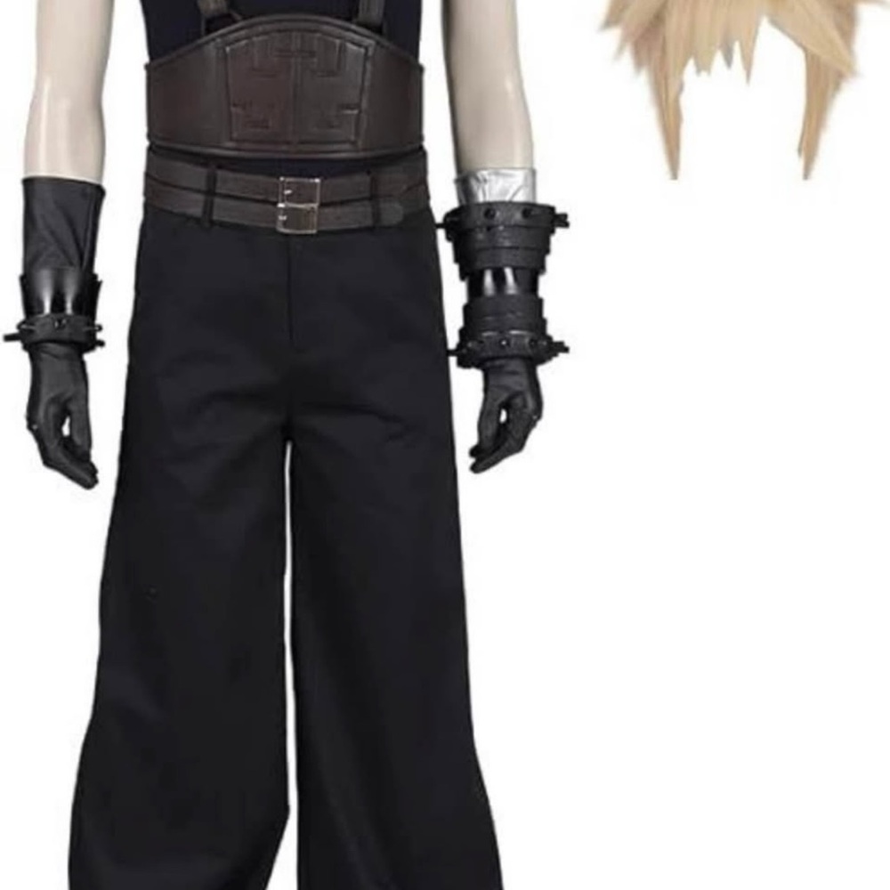 Final fantasy 7 cloud costume cosplay Halloween medium adult